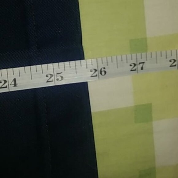 Lands' End Pants Men's Dark Blue Dressy Straight Leg 100%Cotton Size 42 - Picture 7 of 8